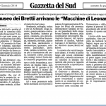 Al Museo dei Brettii arrivano "Le Macchine di Leonardo"