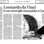 Leonardo da Vinci: le sue meraviglie meccaniche a Cosenza