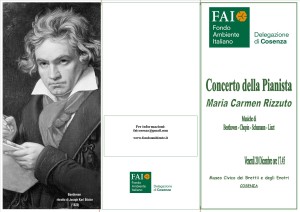 Concerto Fai-Maria Carmen Rizzuto fronte