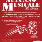 XX Stagione Concertistica Internazionale Autunno Musicale